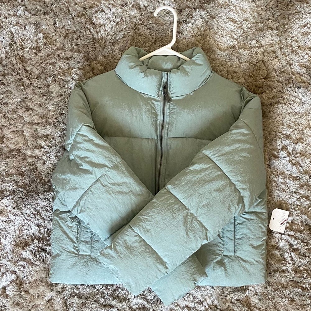 Sage Puffer Jacket!